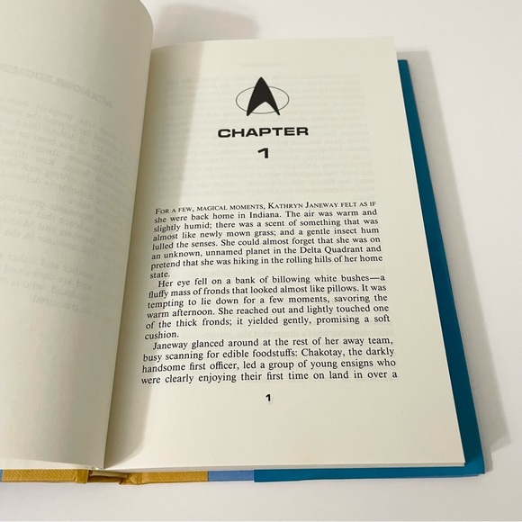 Vtg 1996 Star Trek Voyager Mosaic Book Jeri Taylor - Picture 14 of 16